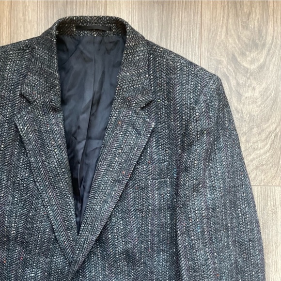 Givenchy Virgin Wool Multicolor Tweed Blazer | L - Picture 12 of 13